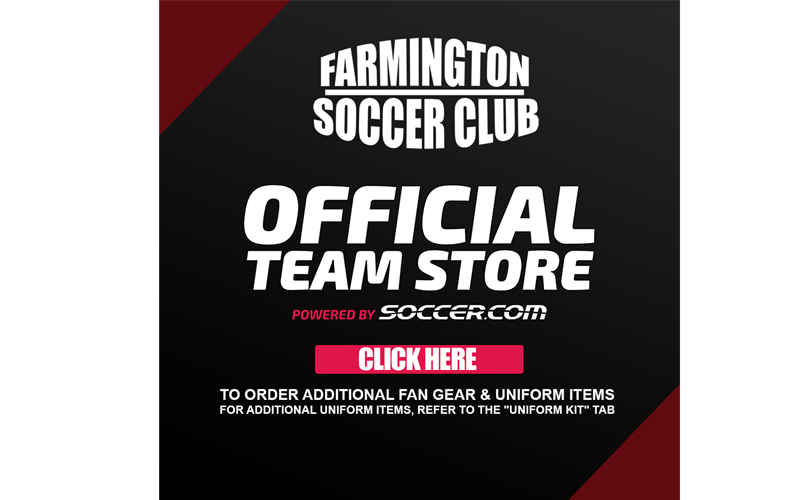 Farmington Soccer Club's Official Team Store