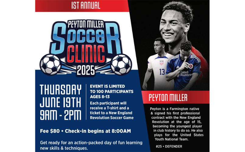 1st Annual Peyton Miller Soccer Clinic!