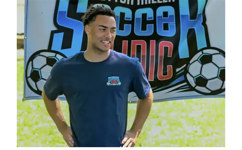 Peyton Miller Returns Home to Host Youth Soccer Clinic!